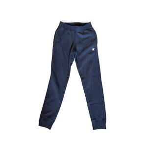 VTG Champion Unisex Reverse Weave® Sweatpants Navy Blue (S) CozyCore Athleisure